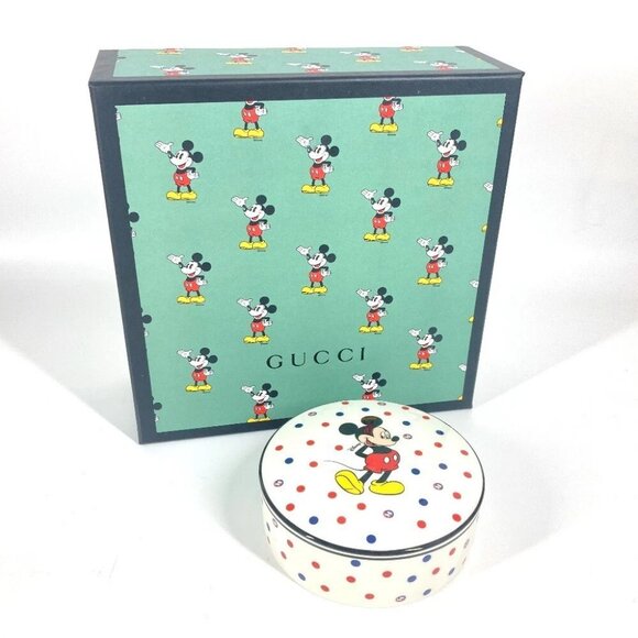 GUCCI 629017 DISNEY collaboration Mickey Mouse Interior Jewelry Box case Unused - Picture 1 of 13